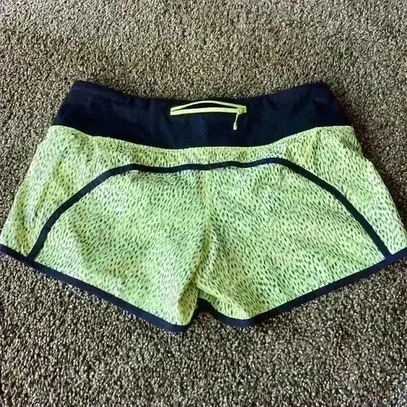 Lululemon Neon Yellow Shorts - Picture 2 of 5